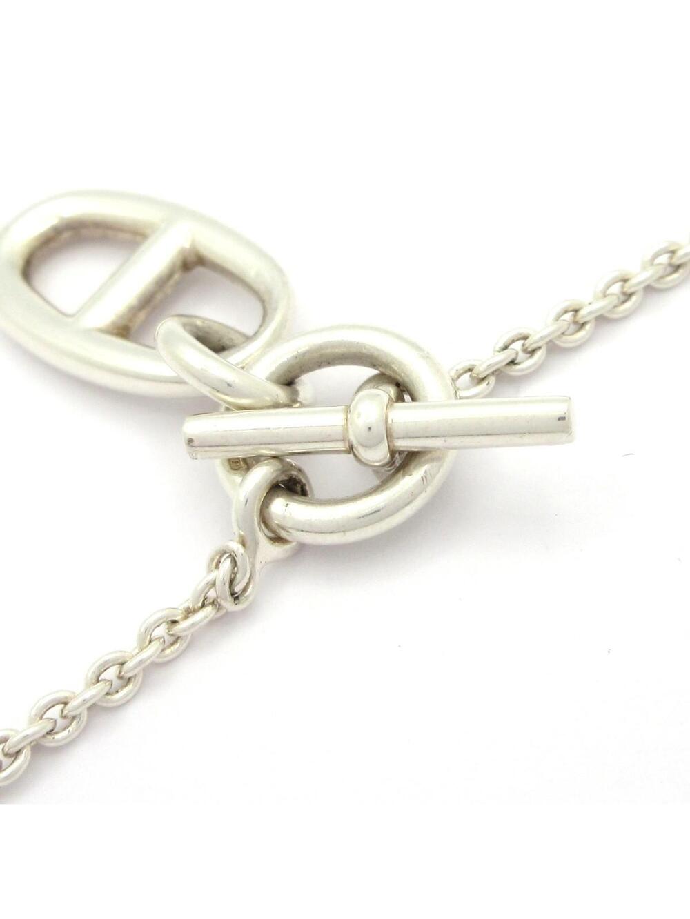 Hermes Chaine D'Ancre Amulet Silver #357436H14B - Picture 4 of 6